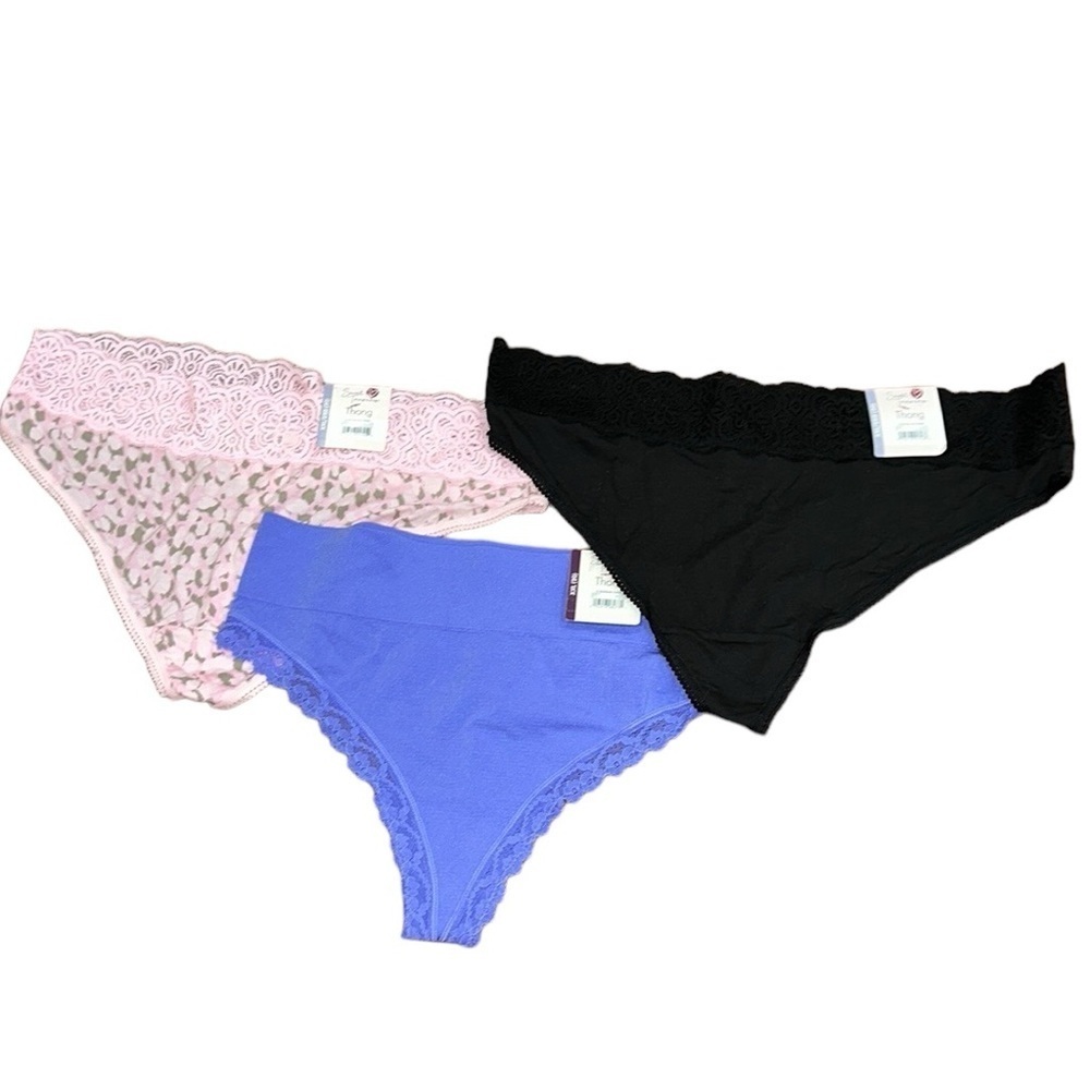 NWT 3 Pair Secret Treasures thing panties Women’s plus Sz XXL 20